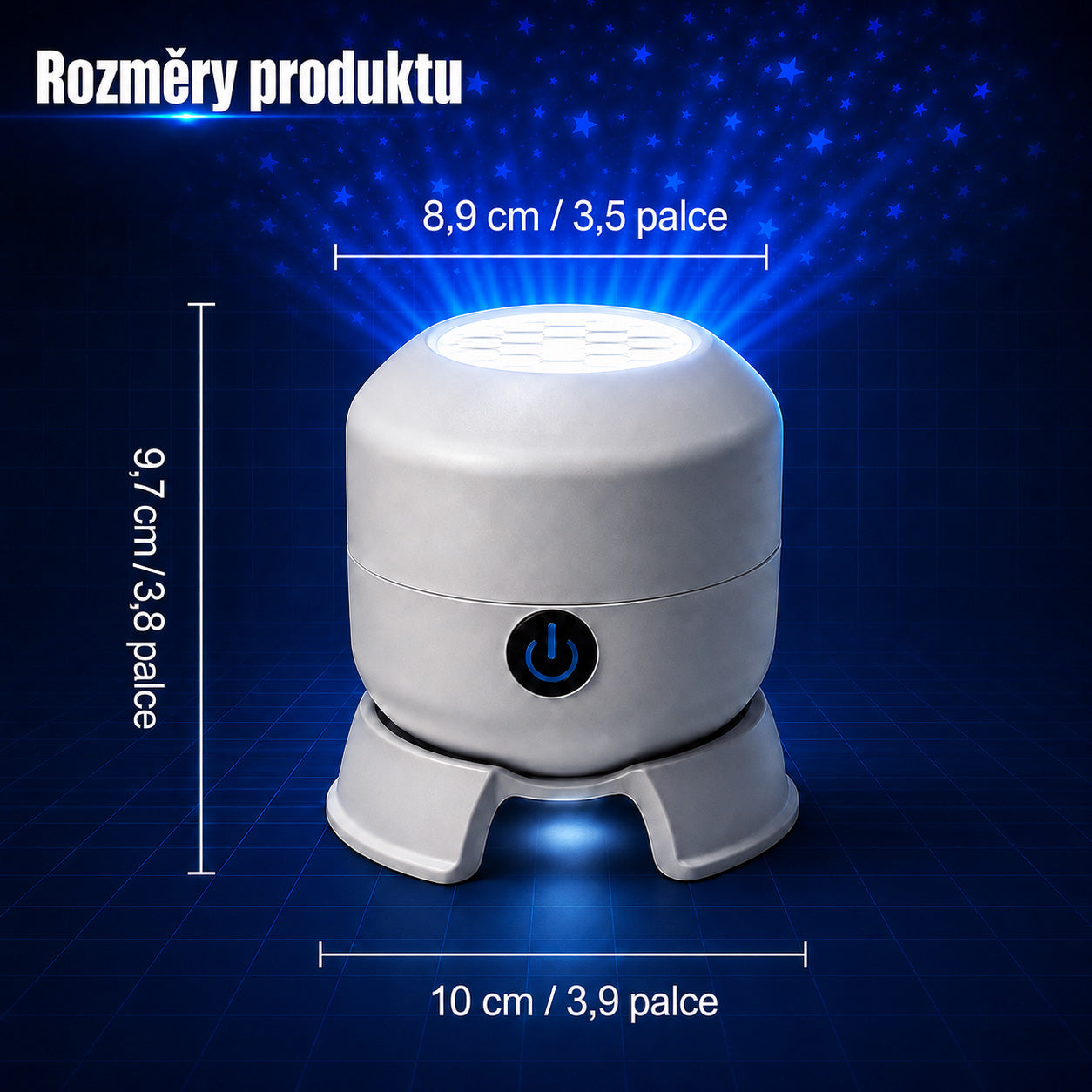 Poslední den – sleva 70 % 🔥 | REBYIPO® chytrý 5D holografický projektor hvězdné oblohy a oceánu 🌠